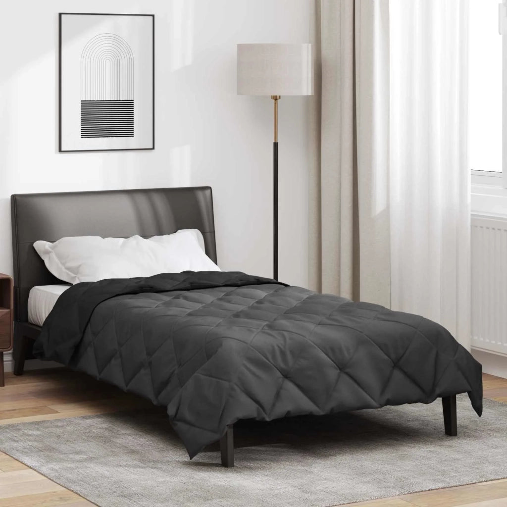 Piumone Completo Annuale Nero e antracite 155 x 200 cm 42025598