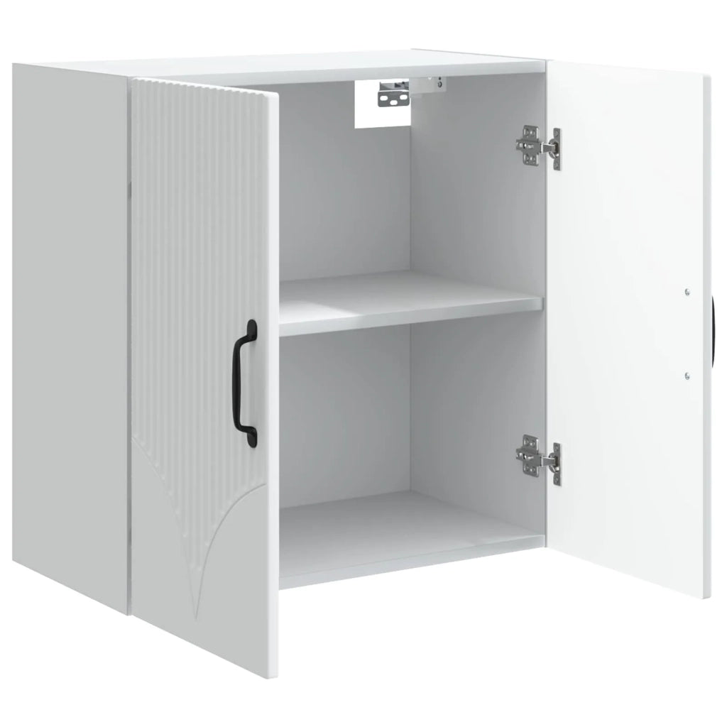 Mobiletto a muro Bianco 59 x 31 x 60 cm Legno ingegnerizzato 898915