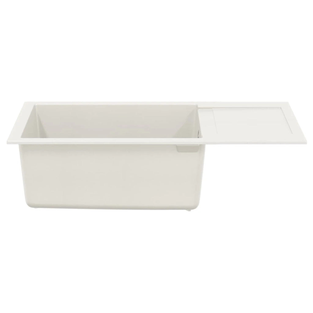 Lavello Bianco 780 x 500 mm 80% Quarzo e 20% Resina