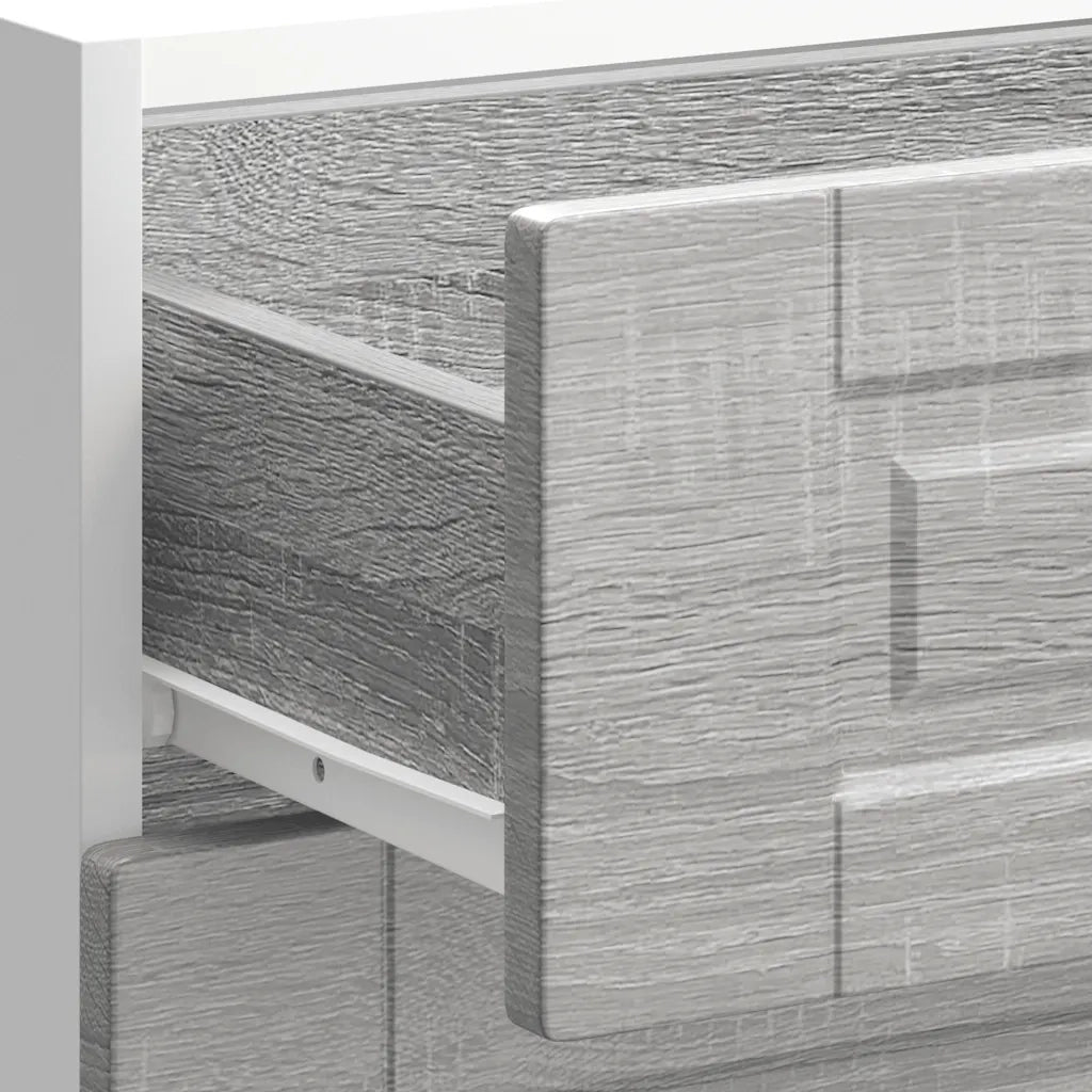 Pensile da cucina | Base da Cucina Porto Grigio Sonoma in Legno Multistrato