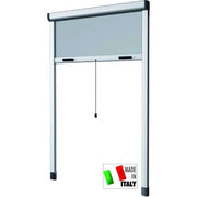 Zanzariere Alluminio Hu-Firma Verticale Bianco Cm. 80X170