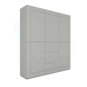 Credenza alta 5 ante/3 cassetti 150x35x165 cm Elios cashmere