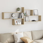 Mensola a Parete Rovere Sonoma 167,5x18x68 cm in Truciolato 853319
