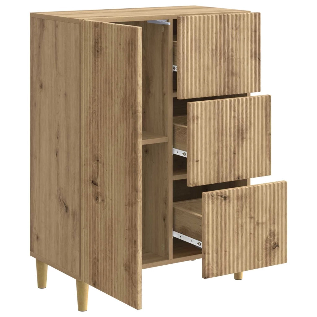 Credenza con cassetto Rovere Artigianale 66 x 34,5 x 90 cm