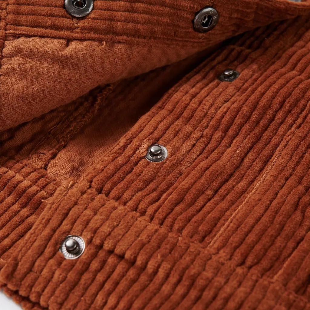 Giacca per Bambini in Velluto a Coste Cognac 116 CFW9962262