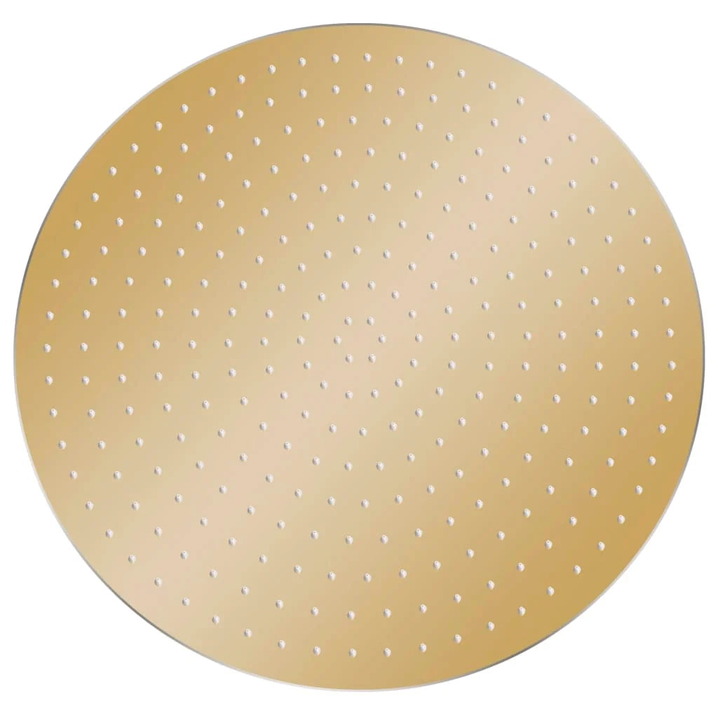 Soffione doccia a pioggia in acciaio inox 40 cm rotondo finitura oro 02_0002088