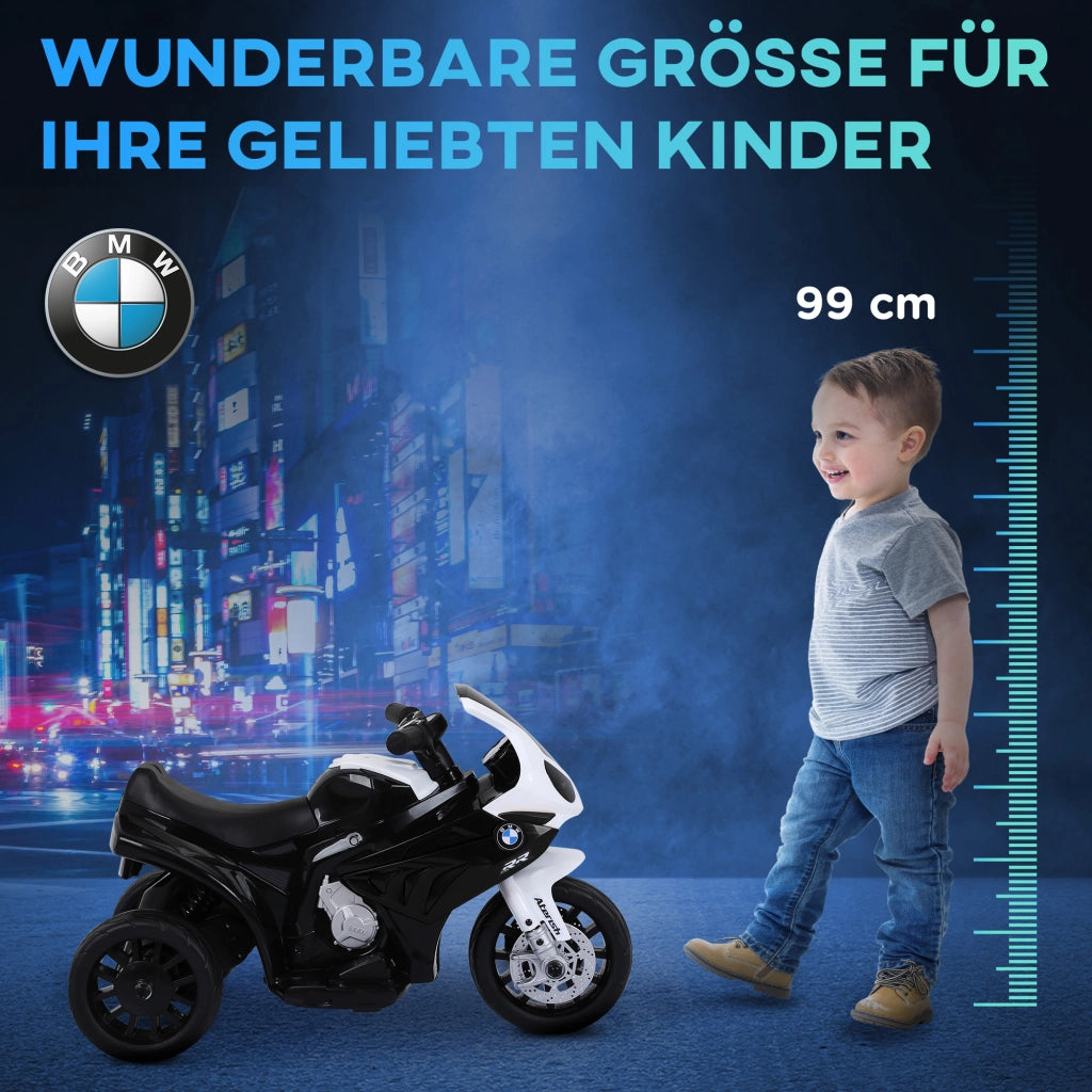 Motorradino Elettrico per Bambini BMW S1000RR 6V con Luci e Musica ¨C zephmum ¨C Nero