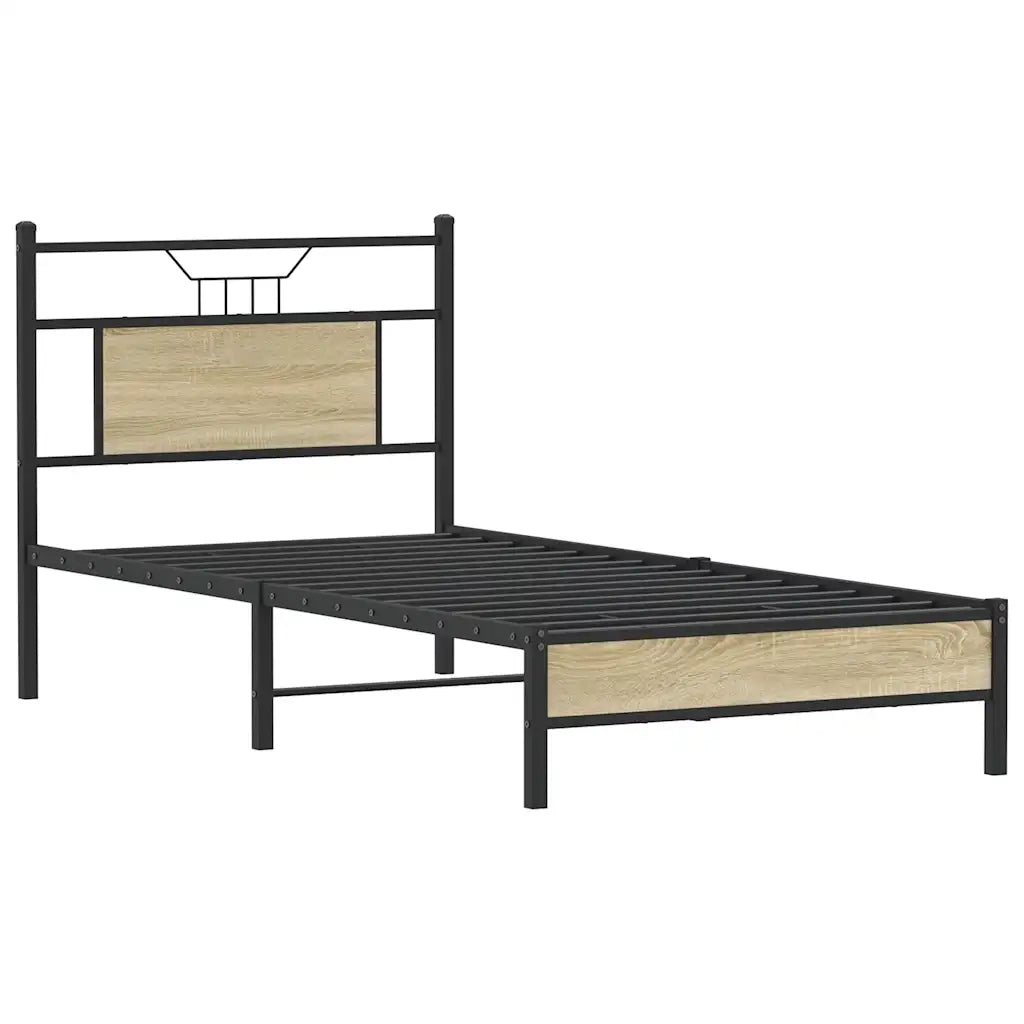 Giroletto senza Materasso Rovere Sonoma 90x190 cm in Truciolato 4106936
