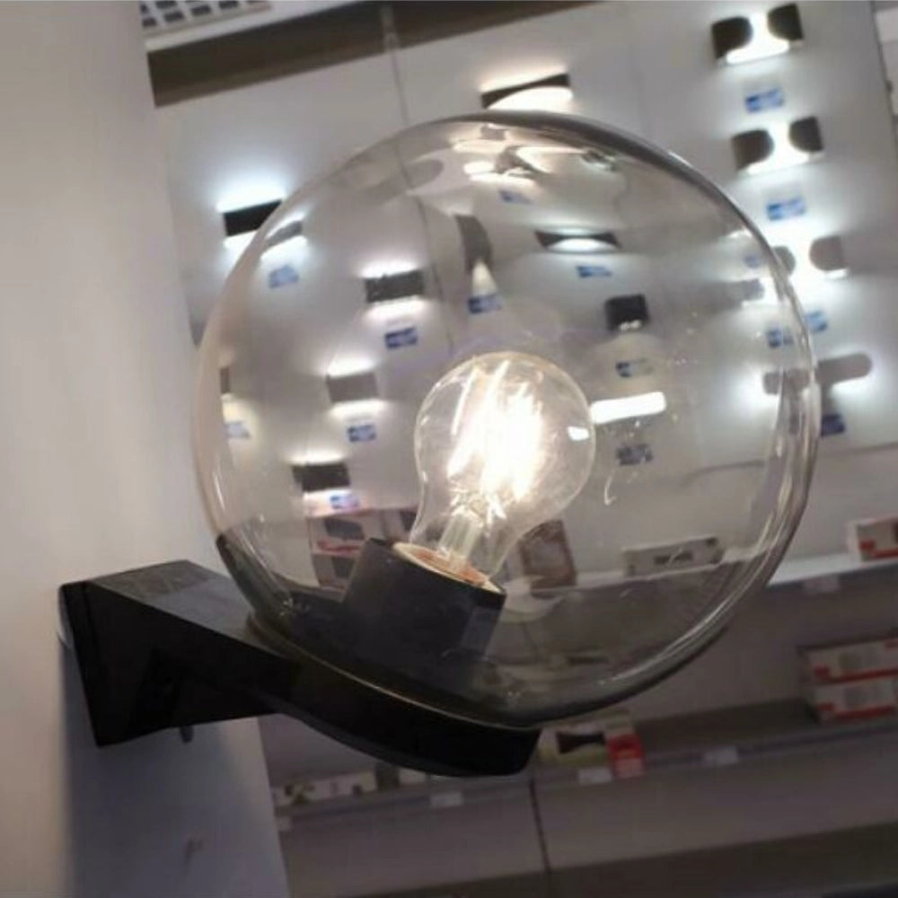 Acrilux globo sfera lampioni fumè con possibilità di montaggio a palo *** diametro 200 millimetri, confezione 1