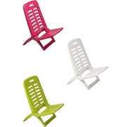 Trade Shop - Sedia Pieghevole Sdraio Da Spiaggia Mare Spiaggina Leggera Portatile Colorata Relax -