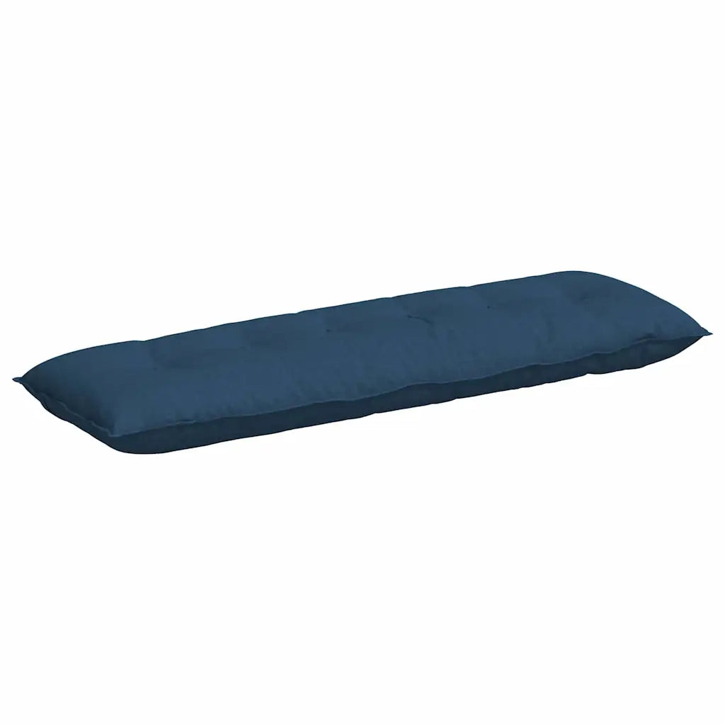 Cuscino per Schiena Blu 160 x 19 x 50 cm Tessuto