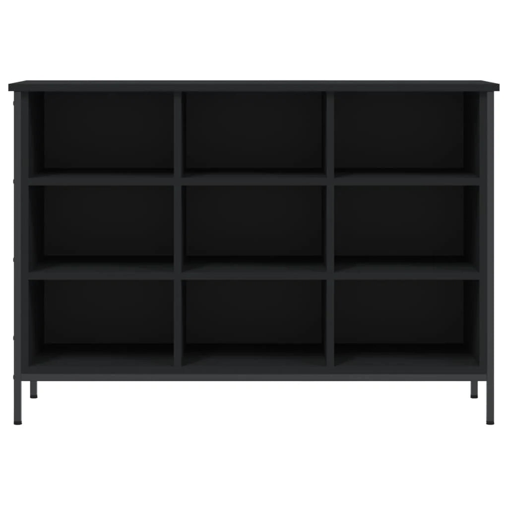 Scarpiera mobile contenitore per scarpe mobile per ingresso/corridoio/soggiorno 100 x 35 x 70 cm legno ingegnerizzato nero 02_0021934
