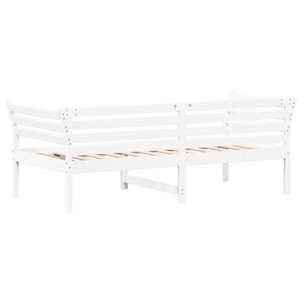 Dormeuse senza Materasso Bianco 75x190 cm in Legno di Pino 842883