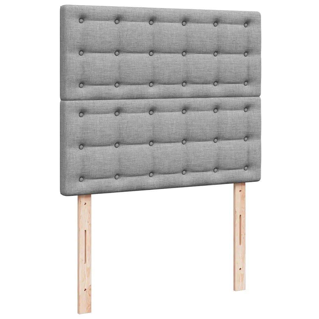Struttura Letto Pouf con Materasso 120x190 cm in Tessuto 3313306