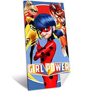 Trade Shop - Telo Mare In Cotone Miraculous Lady Bug  Asciugamano Mare Piscina Bambini -
