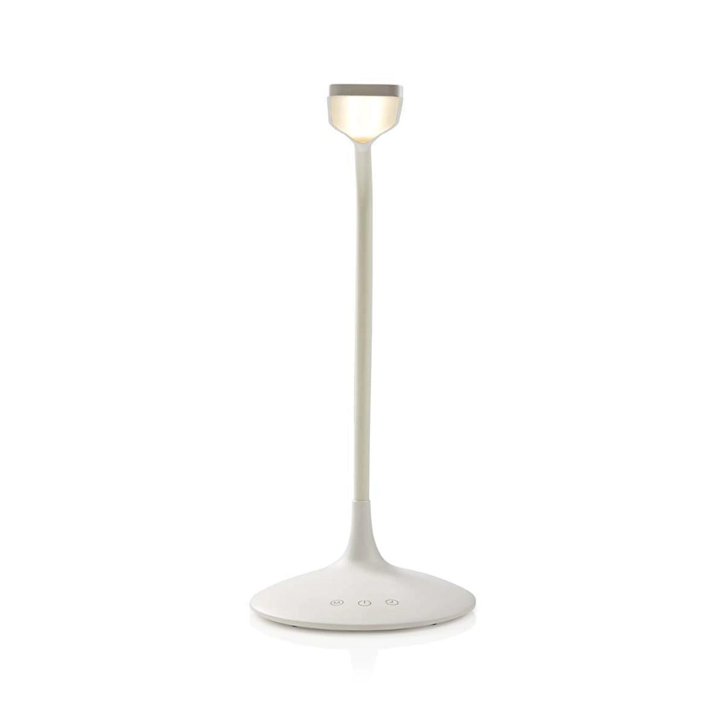 Lampada da scrivania ricaricabile a LED da 250 lm con controllo tattile Bianco Nedis