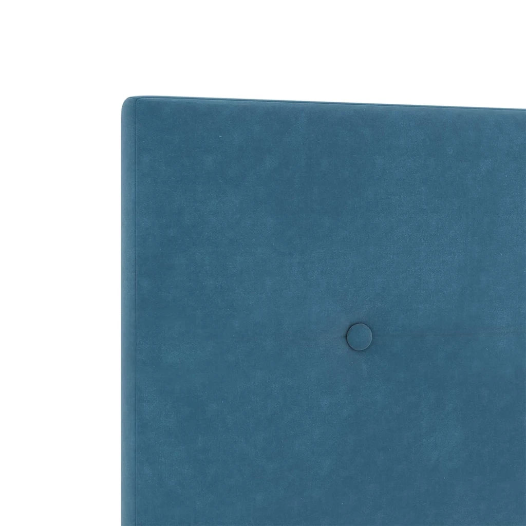 Letto a molle con testiera Blu Scuro 90 x 190 cm Velluto 3344913