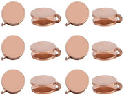 Orecchini in Acciaio Inossidabile 12 pezzi - Colorazione Rosa - Flessibili - Orecchini per Keloid - Comodi da Indossare