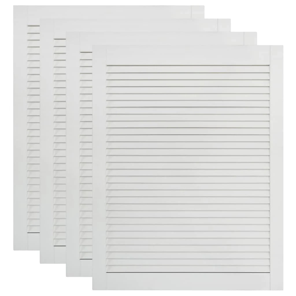 Ante a persiana a 4 pezzi legno di pino massiccio 61,5x39,4 cm bianco 02_0003929