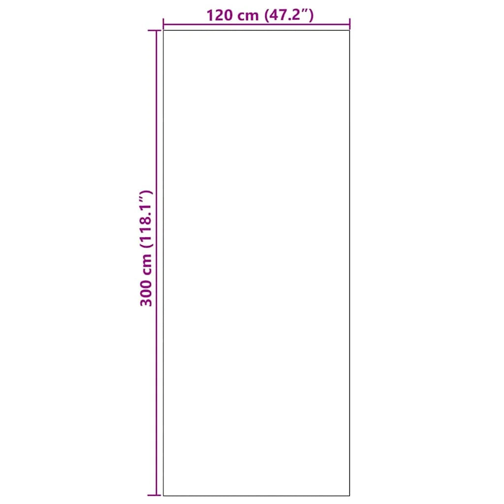 Zerbino d'ingresso moderno rettangolare per interni/esterni 120 x 300 cm resistente antiscivolo in poliammide nero 02_0057927