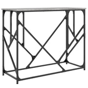 Tavolo Consolle | Tavolo d'Ingresso Grigio Sonoma 100x40x80 cm in Legno Multistrato