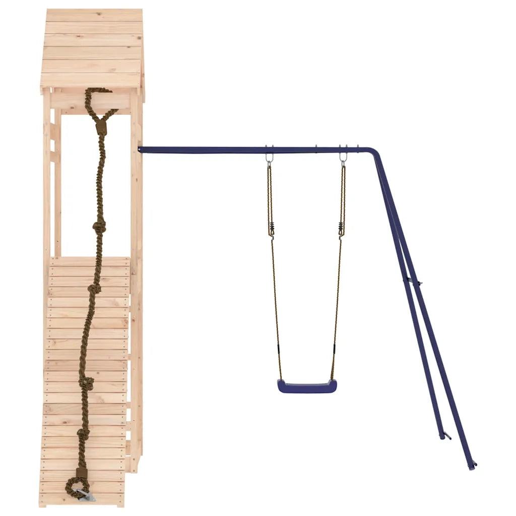 Set da Gioco da Esterno in Legno Massello di Pino 3156922