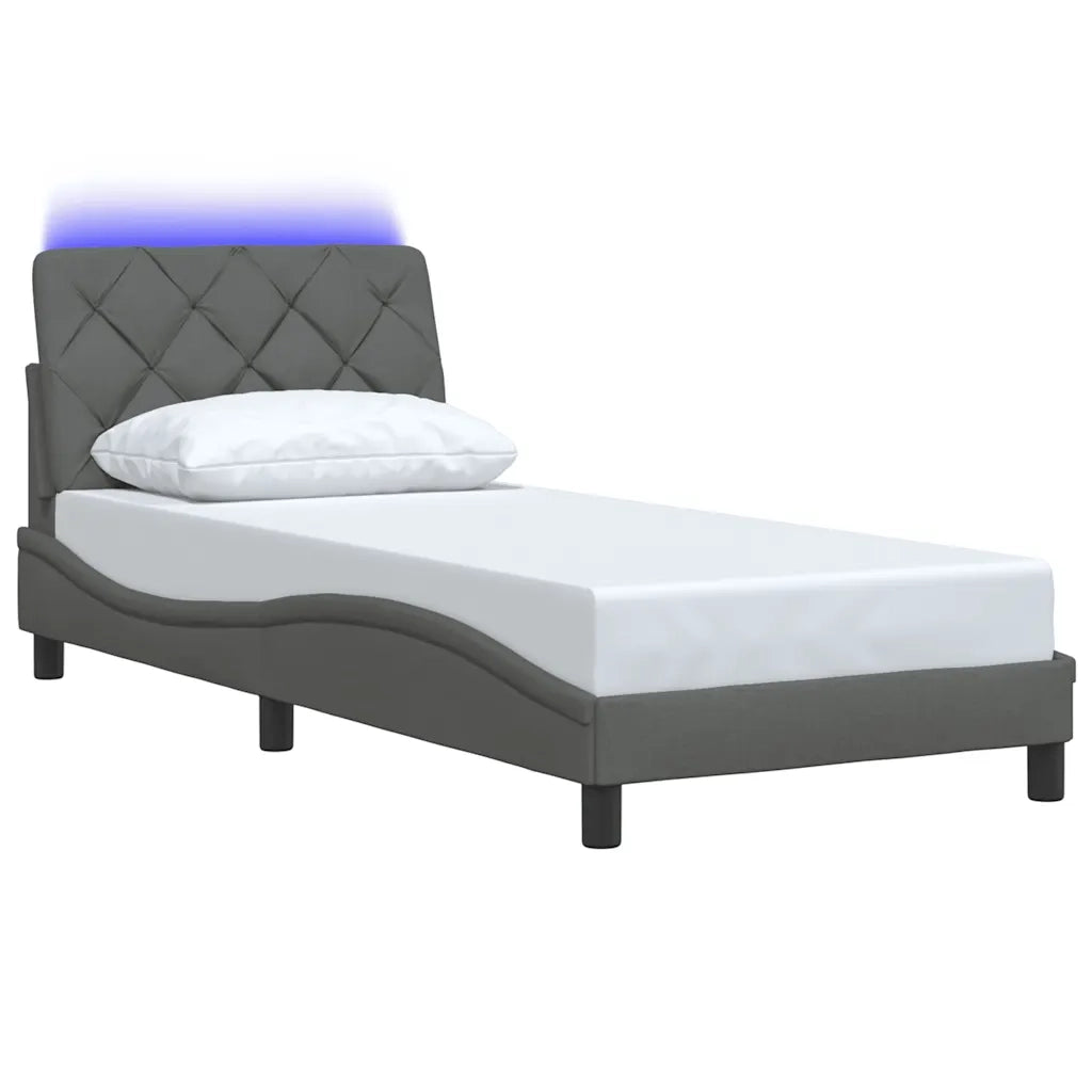 Giroletto con LED senza Materasso 80x200 cm Tessuto