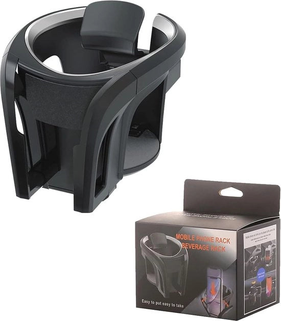 Porta oggetti 2 in 1 per bottiglie e lattine - Supporto auto spaziale