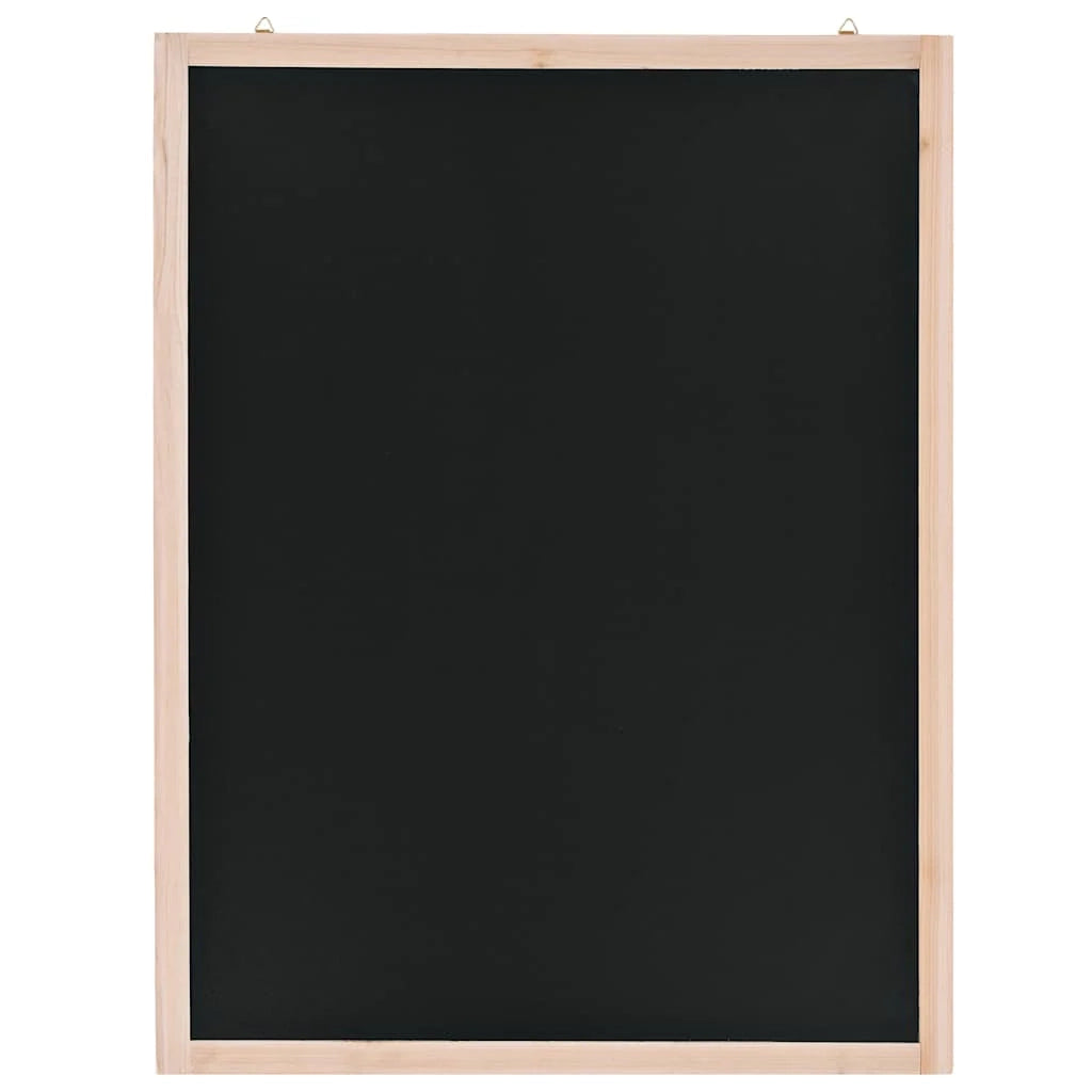 Decorazione murale in legno di cedro 60 x 80 cm nero 02_0045534
