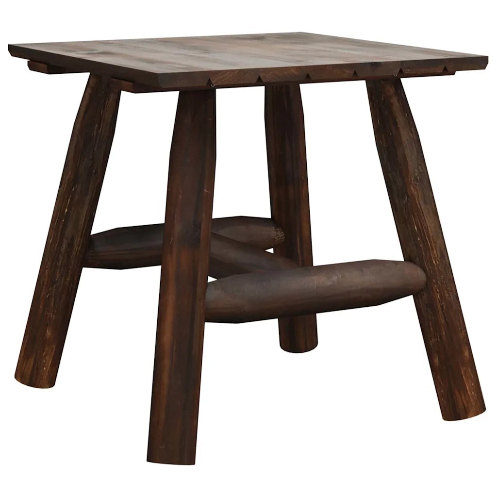 Tavolino | Tavolo laterale 49x49x50 cm in Legno Massello di Abete Rosso