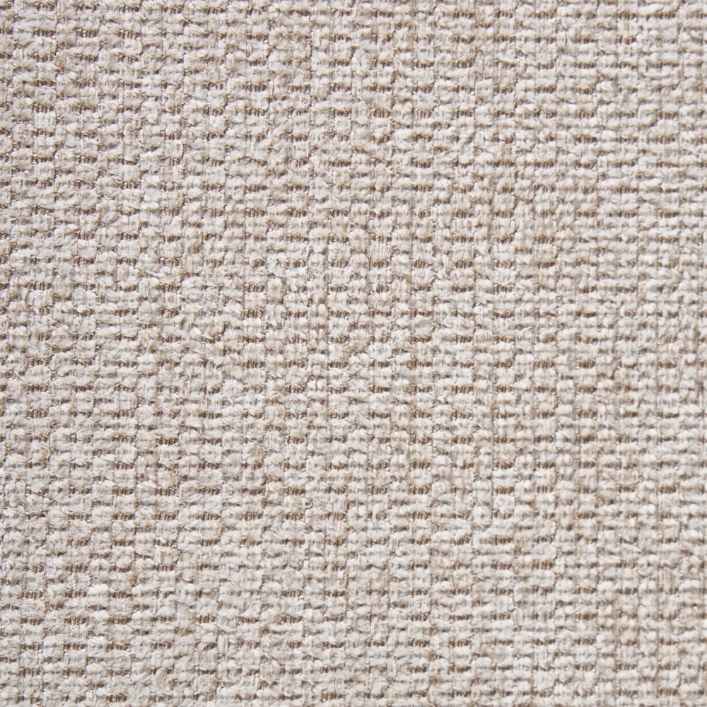 Set di 2 sedie da pranzo girevoli Rivestimento in tessuto beige chiaro Base con gambe in legno girevoli in metallo