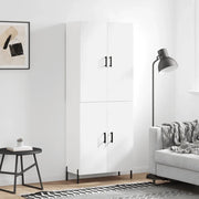Credenza Bianca 69,5x34x180 cm in Legno Multistratocod mxl 101804
