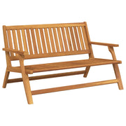 Panca Relax-Sgabello-Sedia da esterno Marrone Legno di Acacia Massello