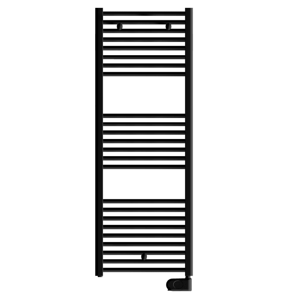 Termoarredo elettrico Tekno Digit nero opaco 139x50 cm 700w