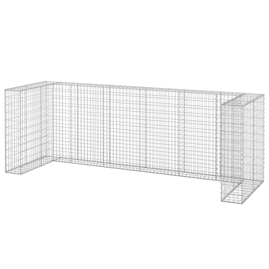Gabbione per Bidoni in Acciaio Zincato 325x100x110 cm 151301