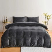 Set di Letto invernale Luxe, Telaio in Kasjmier toccato, 200 x 200 cm - 3 pezzi con cuscino 80 x 80 cm
