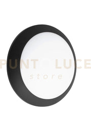 VERONA APPLIQUE PLAFONIERA D35 CM 2 LUCI ATTACCO E27 NERO IP66