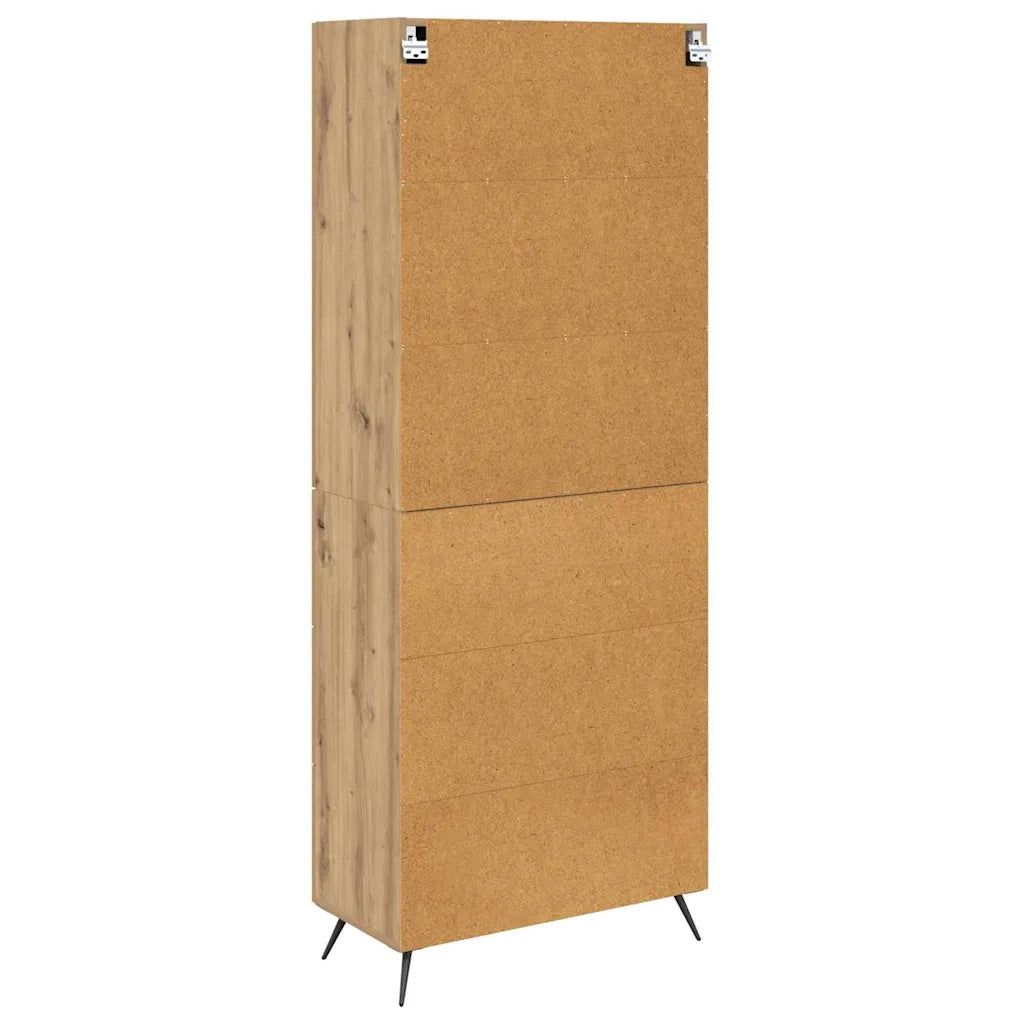 Credenza con cassetto Rovere artigianale 69,5 x 34 x 180 cm