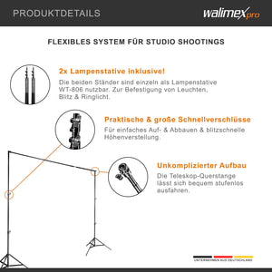 Sistema di fondali telescopici XL 225-400