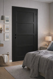 Tabella dimensioni blocco porta Telia nero 4 pannelli H204 x L83 spinta sinistra