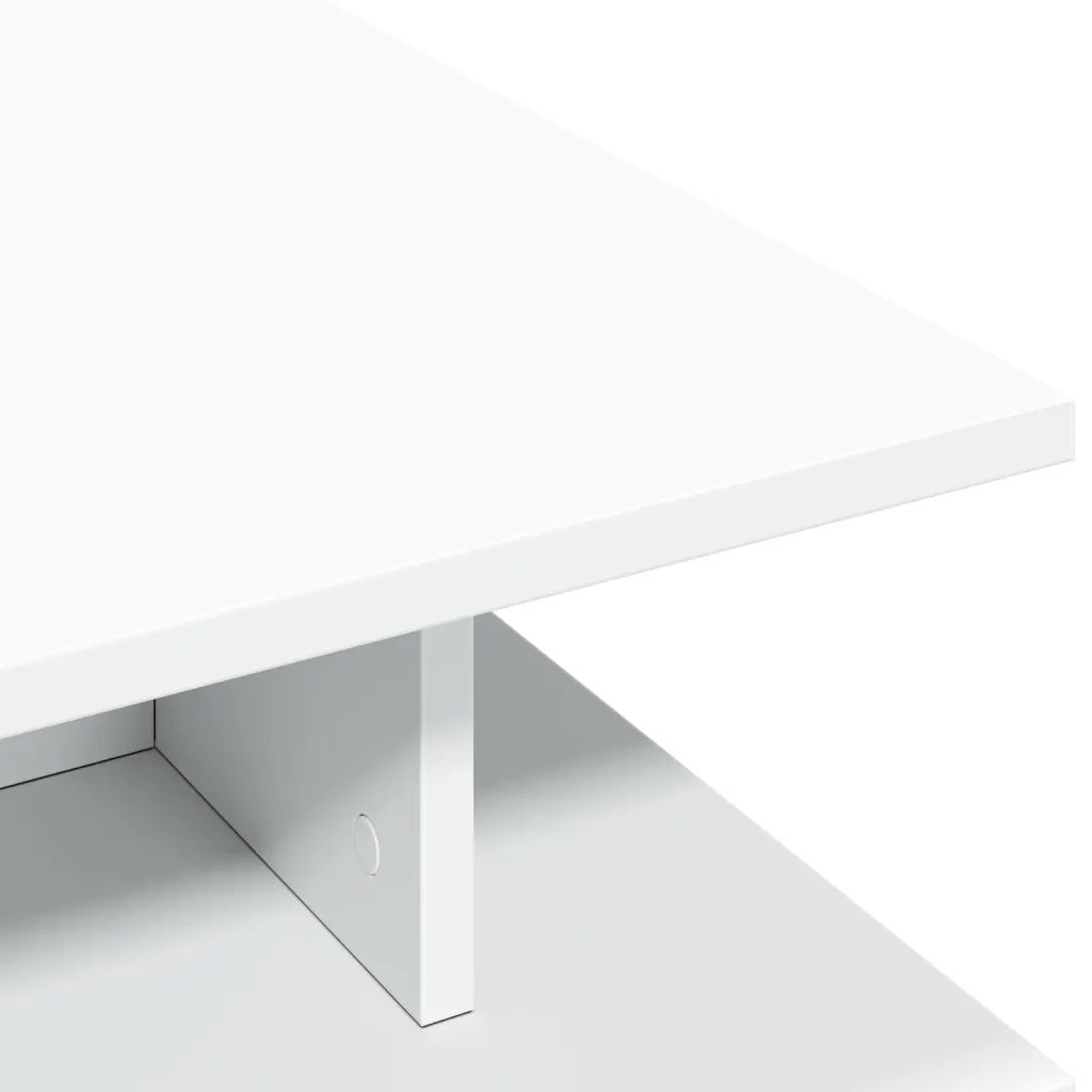 vidaXL Tavolino da Salotto Bianco 102x55x35 cm in Legno Multistrato
