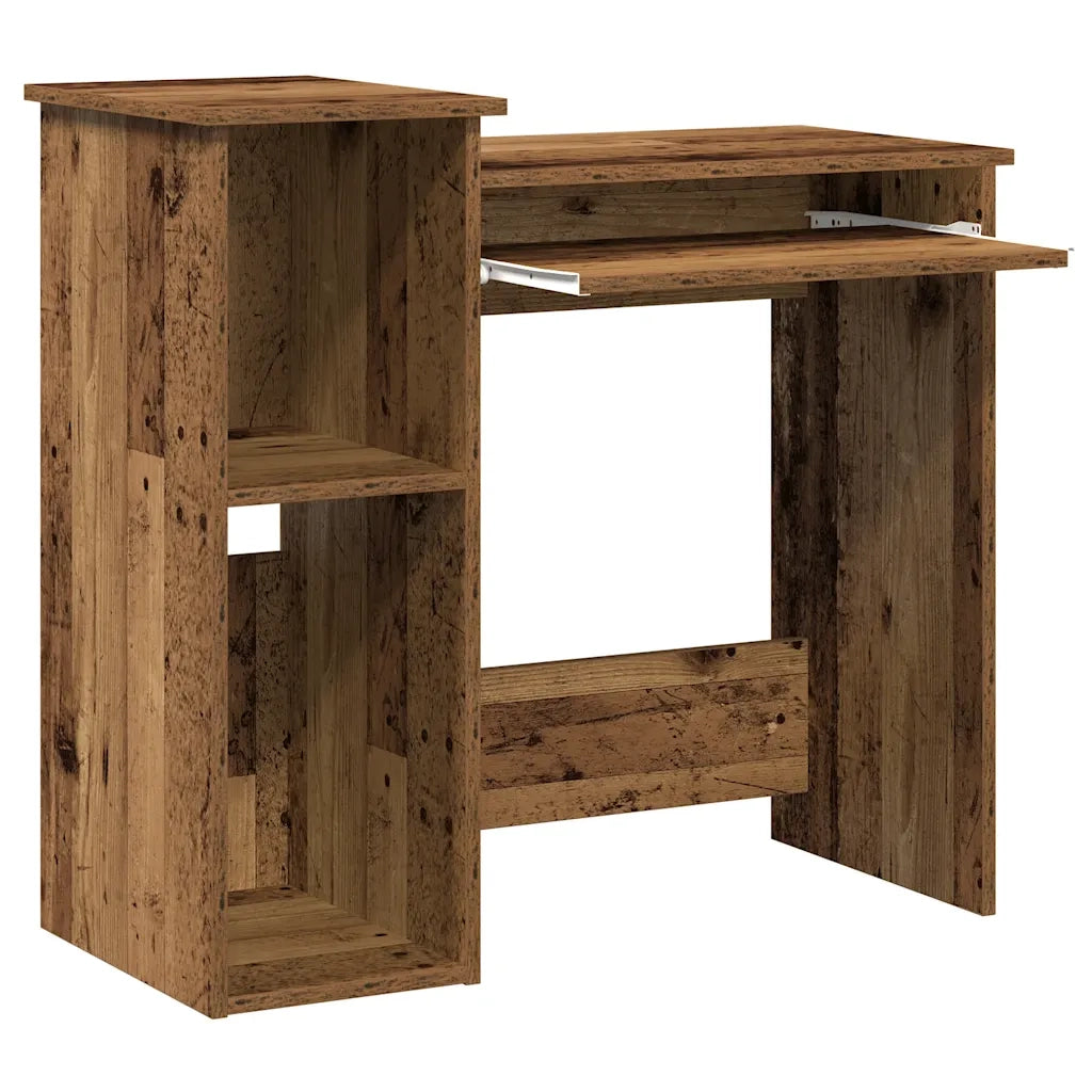 Scrivania Mensole Legno Vecchio 84x40x78 cm Legno Multistrato 860452