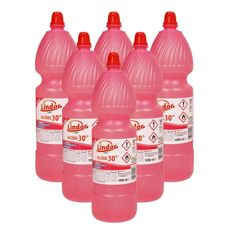 LINDOR DETERGENTE CON ALCOOL 30° PROFUMATO 6LT