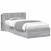 Telaio del letto con storage Sonoma grigio 90 x 200 cm 3433728