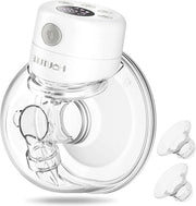 Pompa per Seno Elettrica Portatile Senza Cavo e Silenziosa Comfortevole - 3 Modi 9 Stadi - 24 mm Bocchetta - 19 mm e 21 mm Accessori - S12
