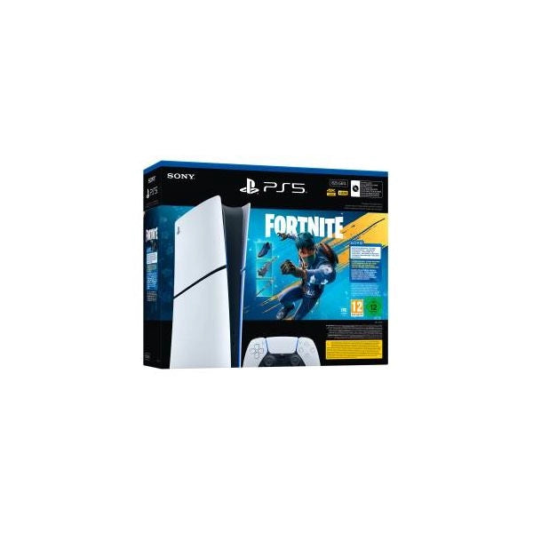 Sony console ps5 slim digital e    chassis + fornite flowering c - 0711719021735
