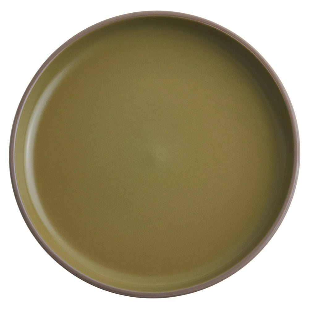 Servizio da tavola 16 pezzi in gres beige e blu elegante per cucina e sala da pranzo con finitura smaltata colorata per 4 persone