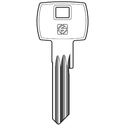 CHIAVE PIATTA CORBIN CB90R SILCA - ACCIAIO NICHELATO- 10 pezzi