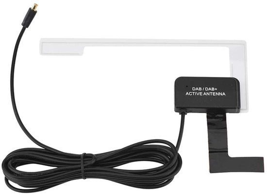 Antenna DAB con Segnale Forte - Ricevitore DAB - Antenna Auto Universale - Connessione MCX - Plug & Play - Progetto Compattibile