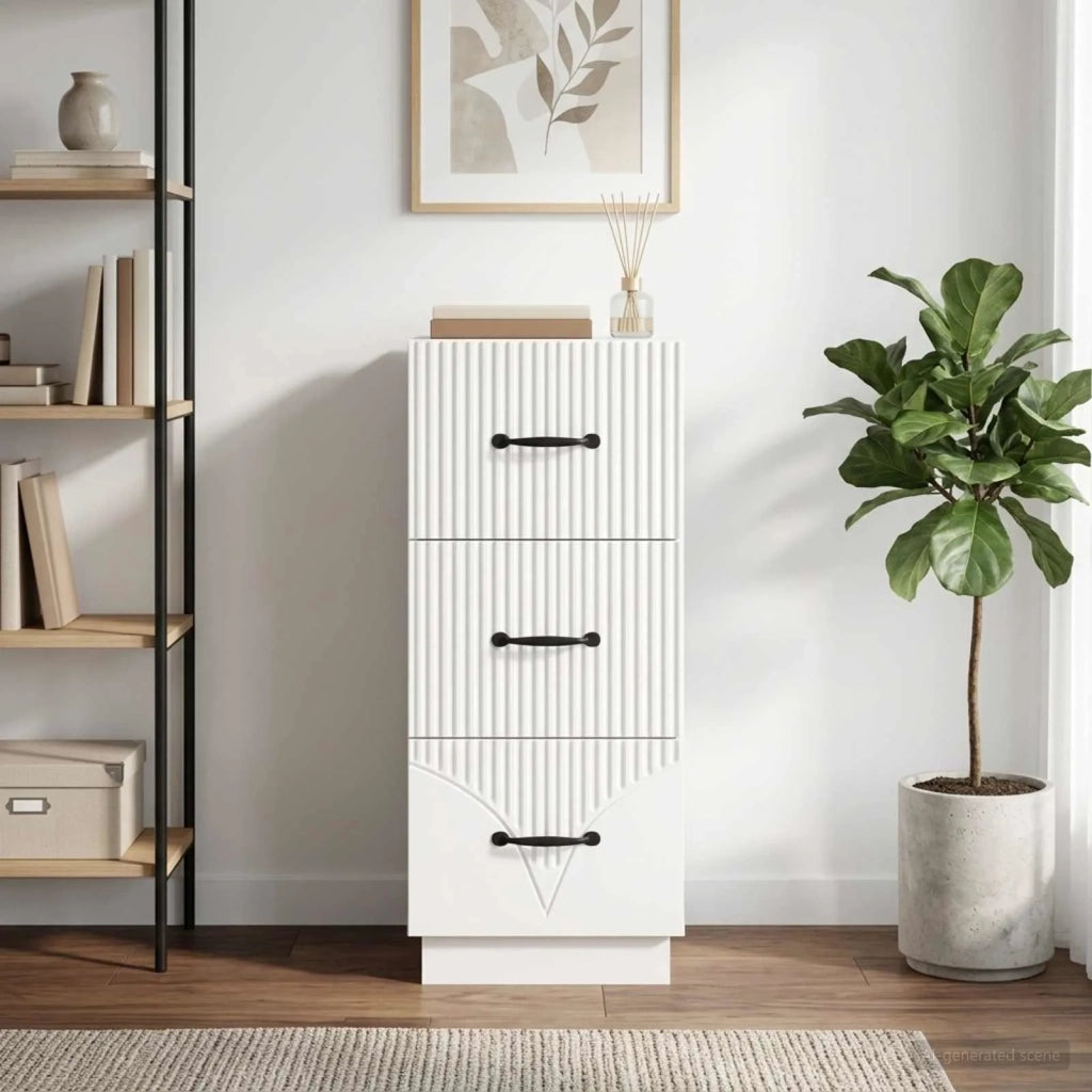 Mobile con Cassetti Bianco 33 x 34,5 x 87 cm 895305